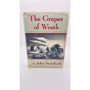 The Grapes of Wrath John Steinbeck Modern Library Hardcover Dust Jacket 1939 c.